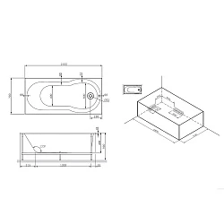 Каркас для ванны AM.PM X-Joy W88A-150-070W-R серый