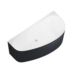 Акриловая ванна Allen Brau Priority 160х78 2.31005.21A/AM левая, антрацит матовый