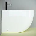Биде напольное Ceramica Nova Metropol CN4005 белый глянец