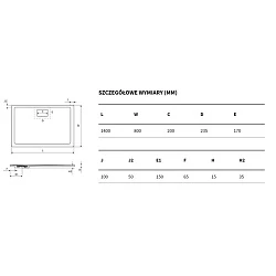 Душевой поддон Excellent Lavano 140x90см BREX.1103.140.080.CAN бежевый 