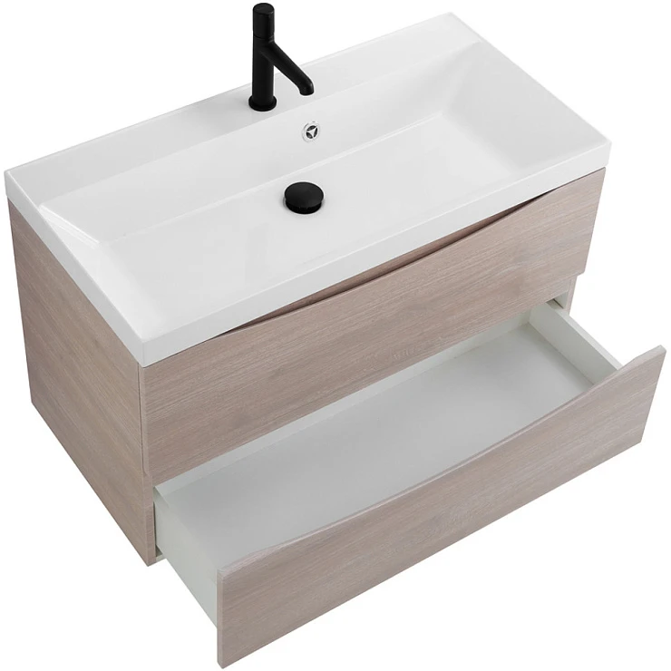 Тумба с раковиной BelBagno MARINO-900-2C-SO-RG-P