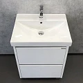 Тумба с раковиной Comforty Дублин 60 00004137134CF белая глянцевая