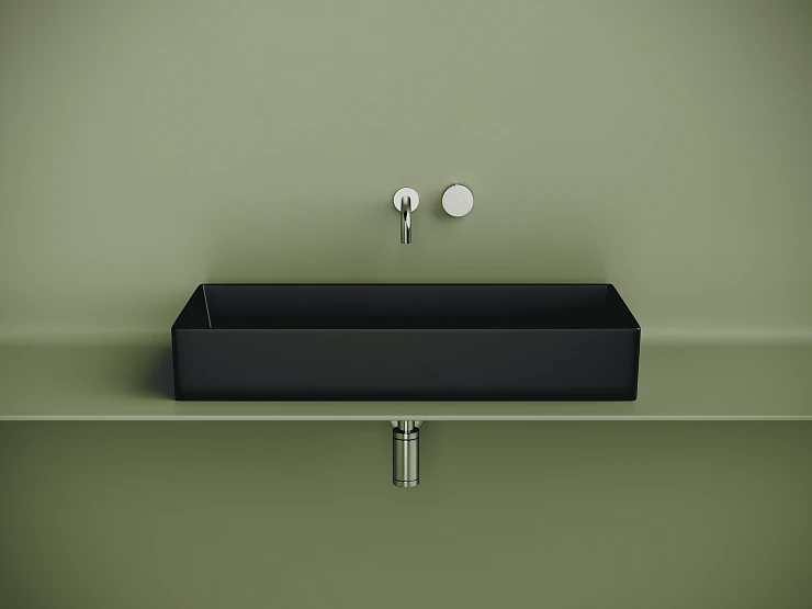 Раковина накладная Ceramica Nova Element CN6072MB черная матовая