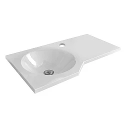 Раковина встраиваемая Excellent Be Spot 60см CEEX.2301.600.WH белая глянцевая