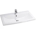 Консоль с раковиной DIWO Смоленск 80 KR-483903 черный / светлое дерево