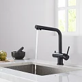 Смеситель для кухни Timo Saona 2396/03F черный