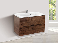Тумба под раковину Vincea Mia 75 VMC-2MA750RW темный дуб