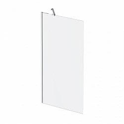 Шторка на ванну AM.PM Gem 80x140см W90BS-080-140CT профиль хром, стекло прозрачное
