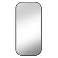 Зеркало Art&max Siena AM-Sie-600-1000-DS-F с подсветкой, черное