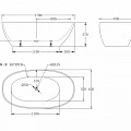 Акриловая ванна BelBagno 170x80 BB80-1700 белая глянцевая