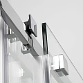 Душевой уголок Wasserkraft Alme 120x80см 15R06 профиль хром, стекло прозрачное