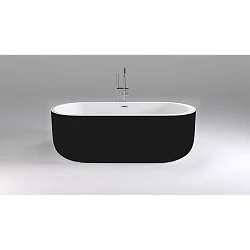 Акриловая ванна Black & White Swan SB109 Black 170x80см 109SBBL черная глянцевая