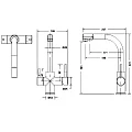 Смеситель для кухни Bravat Palace F729261CP-RUS хром