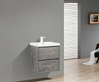 Тумба под раковину BelBagno Pietra Mini 50 PIETRA MINI-500-2C-SO-SCM серая матовая
