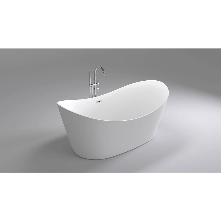 Акриловая ванна Black & White Swan SB104 180x80см 104SB00 белая глянцевая