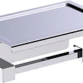 Держатель туалетной бумаги Timo Selene 10044/00 с полкой, хром