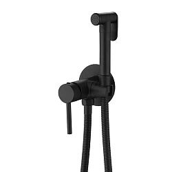 Гигиенический душ ABBER Wasser Kreis AF8125B со смесителем, черный матовый