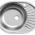 Кухонная мойка Ukinox Фаворит 58х45см FAL577.447 -GT8K 2L хром