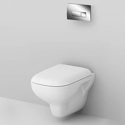Инсталляция с унитазом и клавишей AM.PM Like IS48051.801700 белый, синий, хром