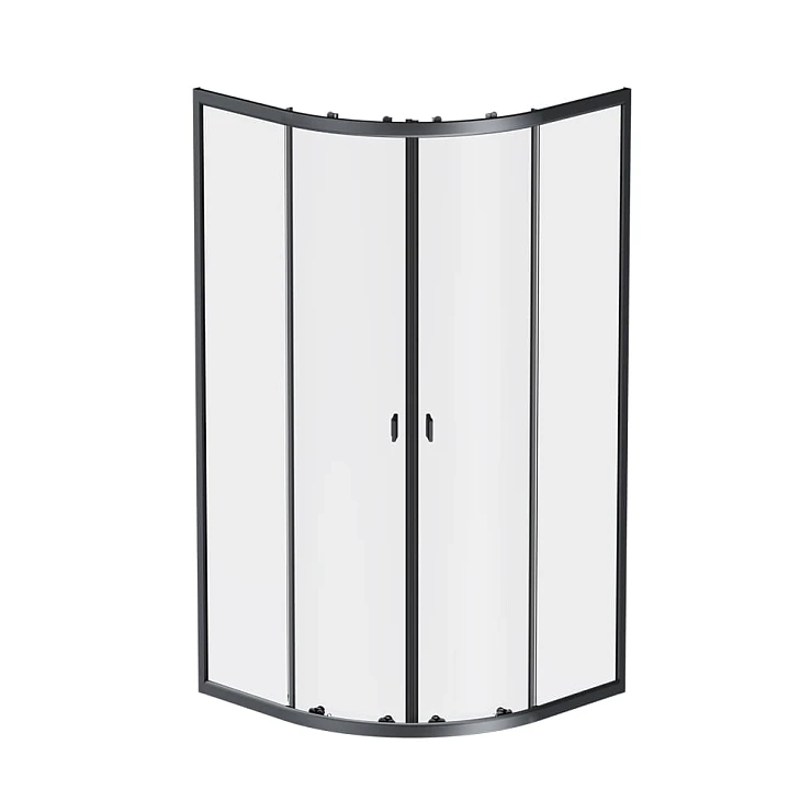 Душевой уголок AM.PM X-Joy 90x90см W88G-205-090BT профиль черный, стекло прозрачное