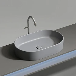 Раковина накладная Ceramica nova Element 600*380*122мм CN6048MH антрацит матовая