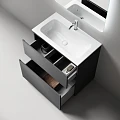 Тумба под раковину Sancos Folk Floor 80 FL80FGS напольная, Grey soft