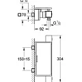 Термостатический смеситель Grohe Grohtherm Cube 34491000 для душа, хром