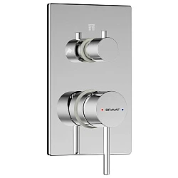 Смеситель встраиваемый для душа Bravat Arc P69193C-ENG хром