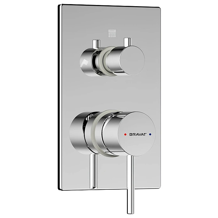 Смеситель встраиваемый для душа Bravat Arc P69193C-ENG хром