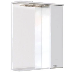 Зеркало-шкаф SanStar Cristal 60 85.1-2.5.1. с подсветкой, белый
