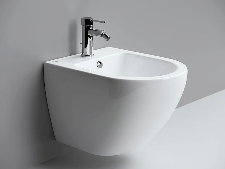 Биде подвесное Ceramica Nova Metropol CN4003 белый глянец