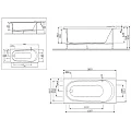 Экран AM.PM Joy 170x70 W85A-170-070W-P белый