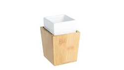 Стакан Fixsen Wood FX-110-3 белый / светлое дерево