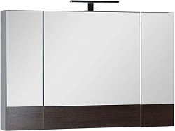 Зеркало-шкаф Aquanet Нота 100 159111 темное дерево