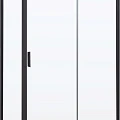 Душевой уголок Vegas Glass ZP+ZPV NOVO 120*90 02М 01 профиль черный матовый, стекло прозрачное