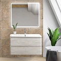 Тумба с раковиной BelBagno Albano 90 белый дуб