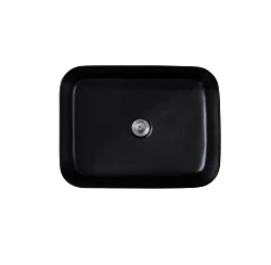 Раковина накладная Avimano Vision 1245022 черная матовая