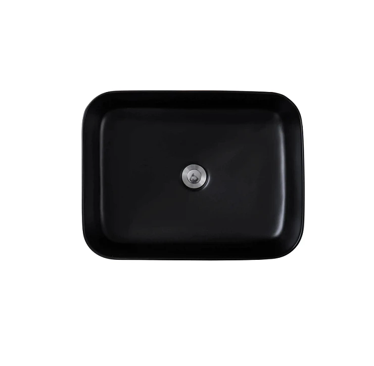 Раковина накладная Avimano Vision 1245022 черная матовая