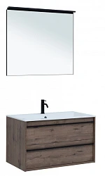 Мебель для ванной Aquanet Lino 90 Дуб Веллингтон