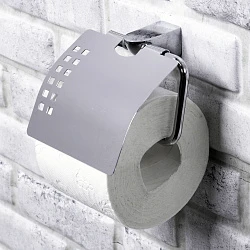 Держатель туалетной бумаги Wasserkraft Kammel K-8325 с крышкой, хром