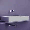 Раковина накладная Ceramica Nova Element CN6072 белая глянец