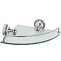 Полка Fixsen Bogema FX-78503A угловая, хром