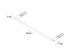 Полотенцедержатель трубчатый Fixsen Trend FX-97801