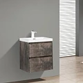 Тумба под раковину BelBagno Pietra Mini 50 PIETRA MINI-500-2C-SO-PT темное дерево