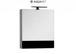 Зеркало-шкаф Aquanet Верона 58 175384 черный
