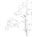 Душевая стойка AM.PM Gem F42890A24 со смесителем, черный