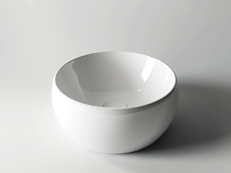 Раковина накладная Ceramica Nova Element CN6001 белая глянцевая
