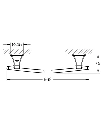 Полотенцедержатель Grohe Grandera 40629000