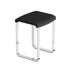 Стул в ванную комнату Black & White SN-0193 0193SN0, Серебристый хром