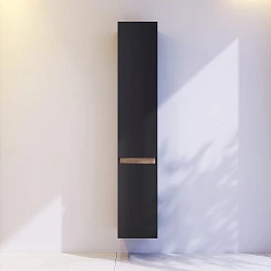 Шкаф-колонна, подвесной, правый, 30 см AM.PM X-Joy M85ACHR0306BM Черный